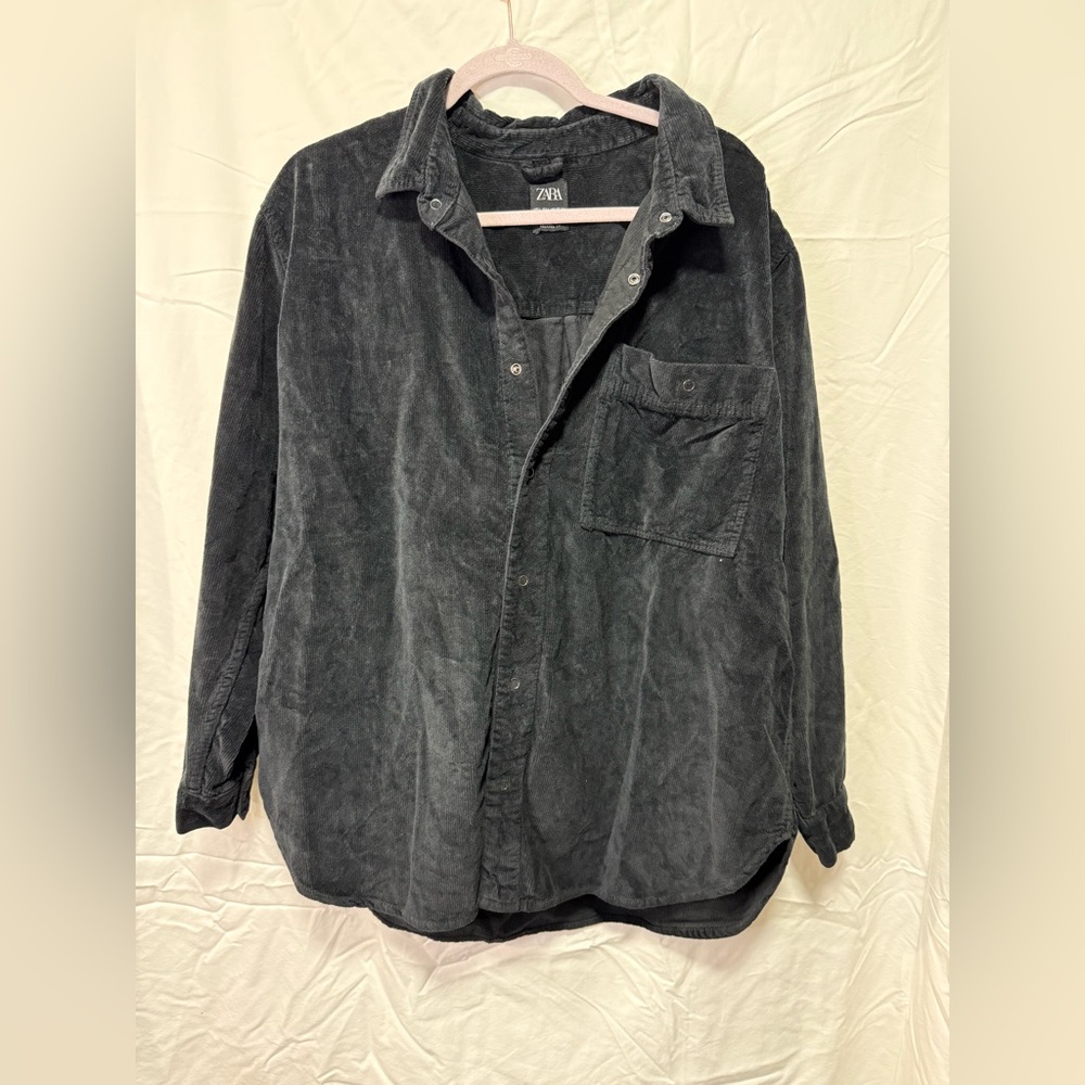 ZARA‎ RELAXED FIT CORDUROY SHIRT